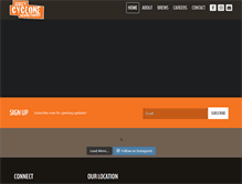 Tablet Screenshot of jerseycyclone.com